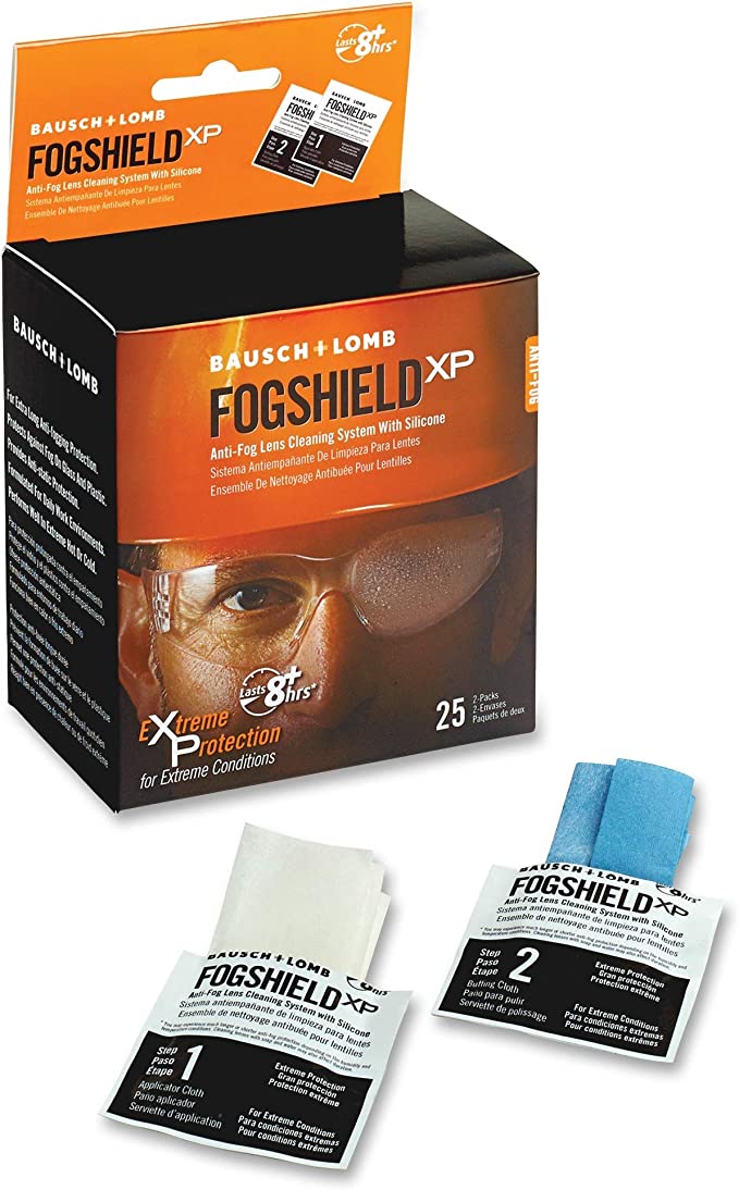 Bausch & Lomb 8577PMT FogShield XP Pre-Moistened Lens Wipes Cleaning Station