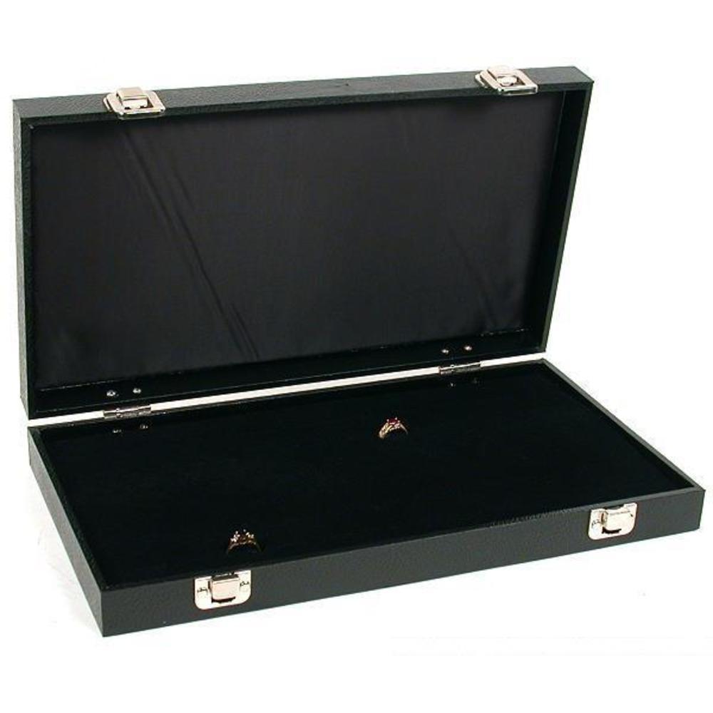 2-Pack FindingKing 72-Slot Ring Foam Display Insert – Black