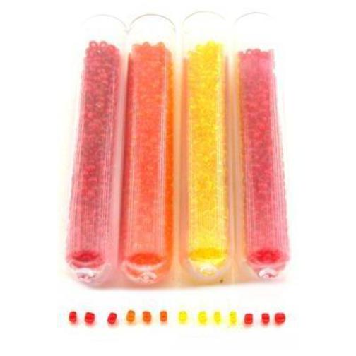 4 Tubes Crystal Glass Seed Beads Jewelry Beading Parts