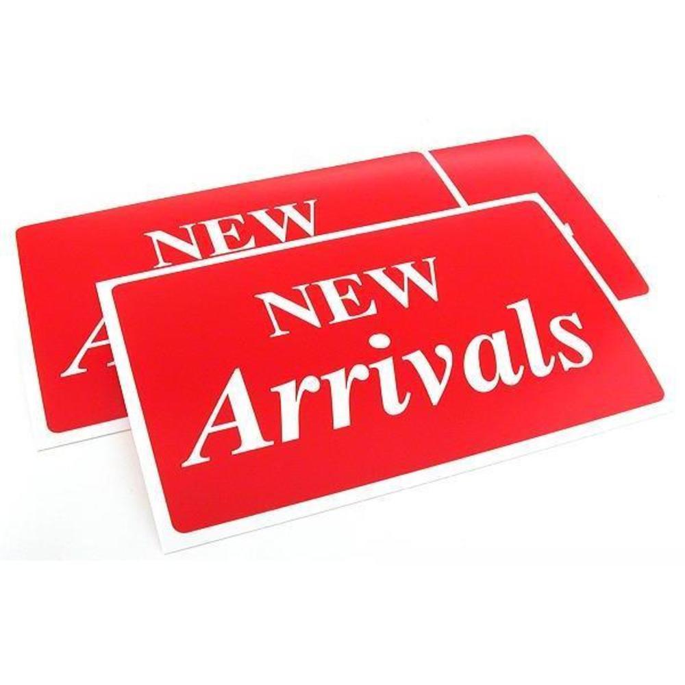 3 New Arrivals Display Signs Showcase Window Message | Miscellaneous ...