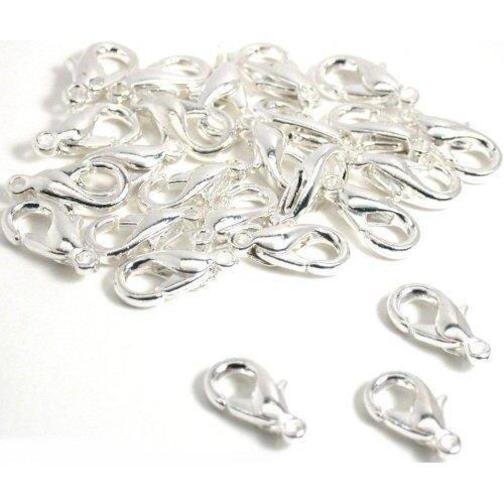 25 Silver Plated Lobster Claw Clasps Jewelry Findings Michaels