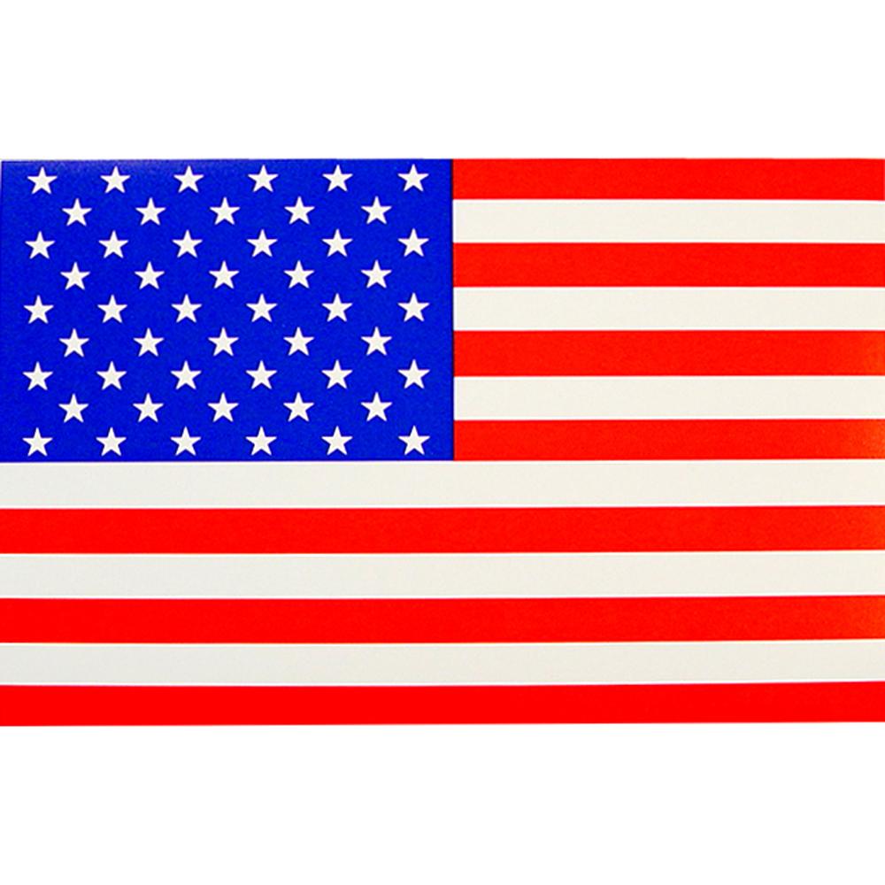 American Flag Sticker 8&#x22;X12&#x22;