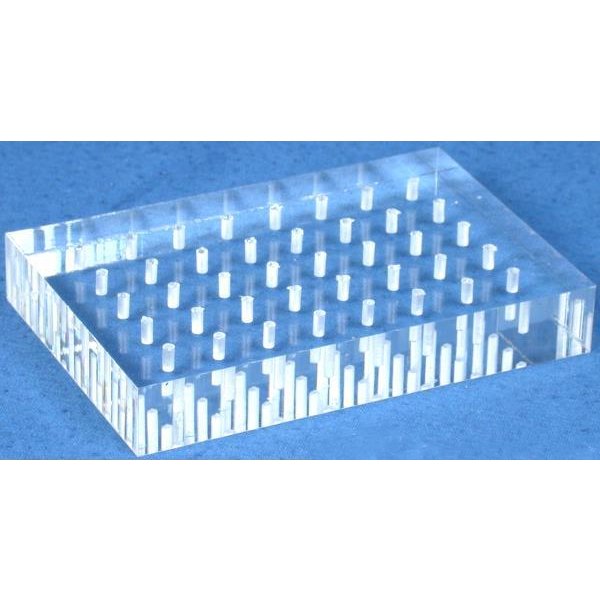Bur Drill Bit Stand Rotary Tool Organizer 40 Hole 3/32&#x22;