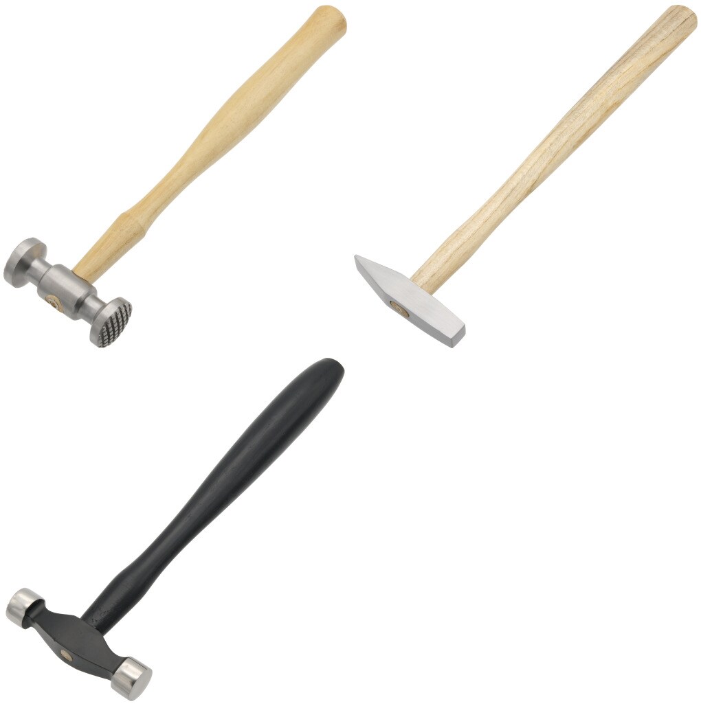 Metal Texturing Riveting and Planishing Hammers Jewelry Making