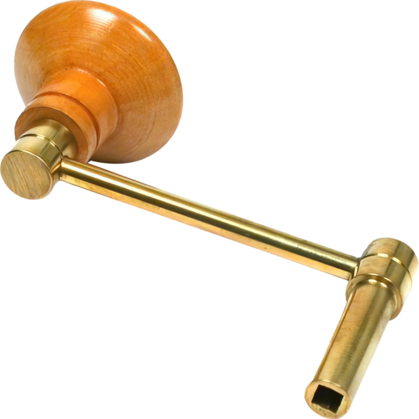 2 Brass Clock Chime Crank Keys Repair Tools Sz 9 4.50mm