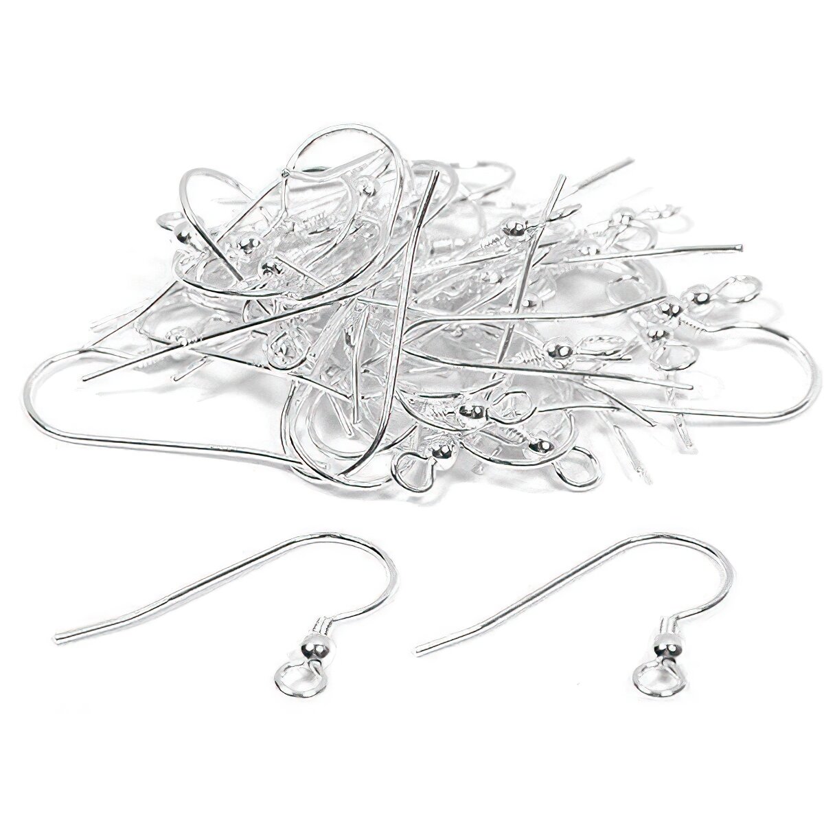 40 French Ear Wires Fish Hook Sterling Silver Earrings Michaels