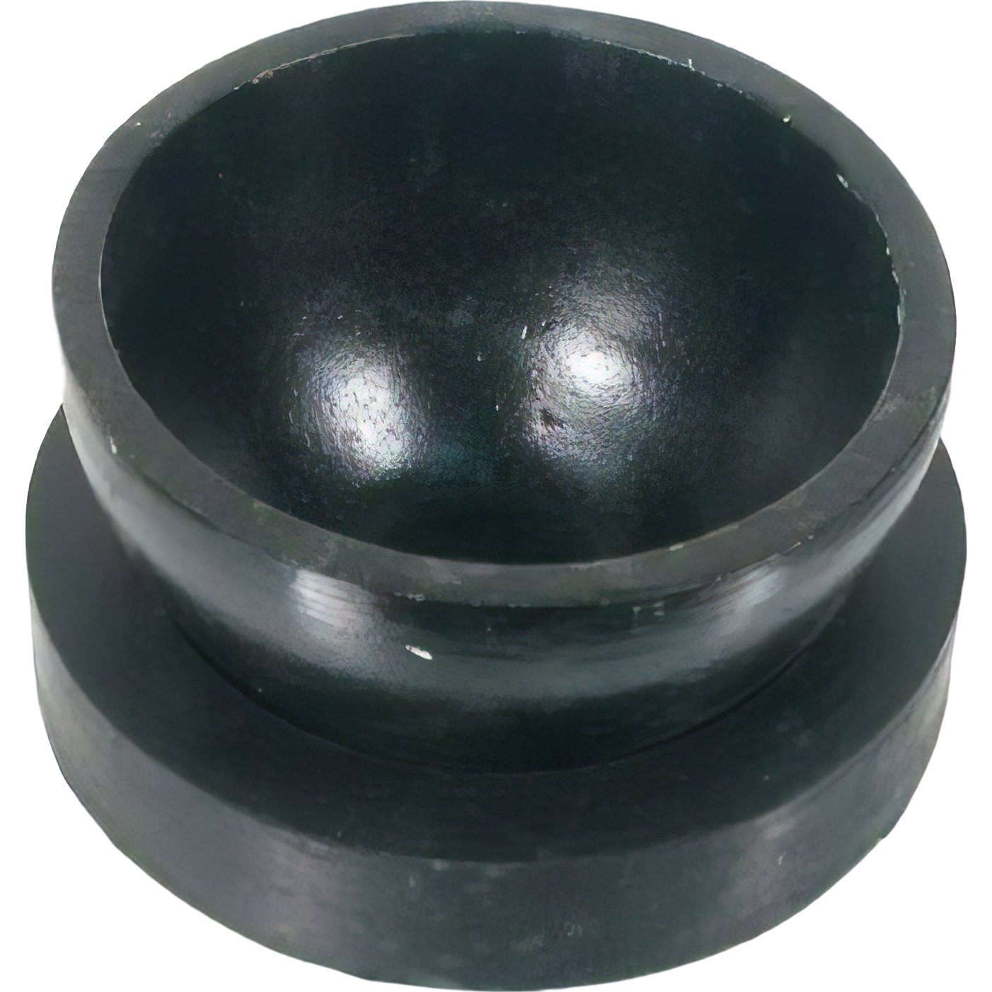 Cast Iron Pitch Bowl w/Rubber Pad Jewelers Engraving Hand Tool
