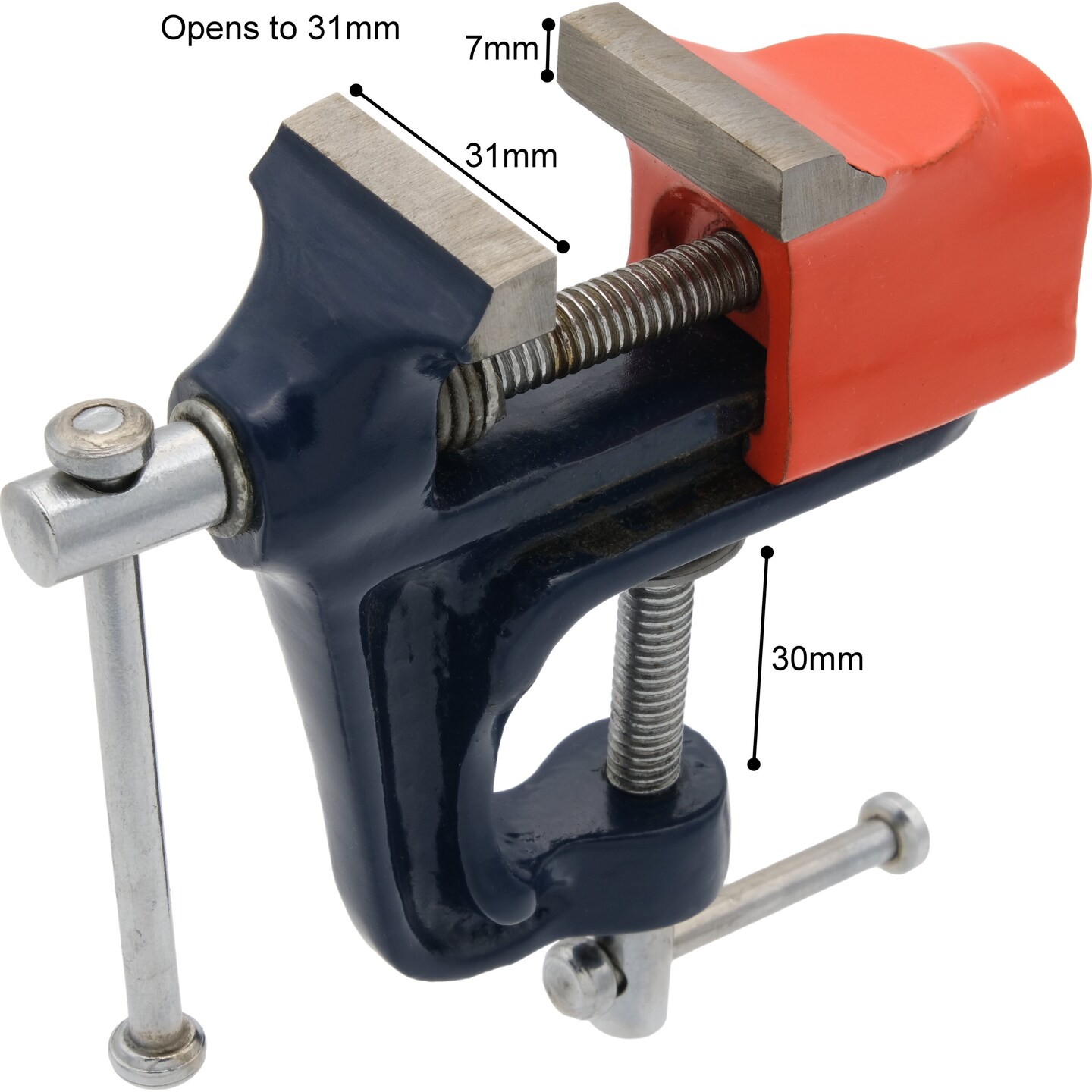 Clamp on TABLE VISE Small Metalworking Tool 31mm (1.22")