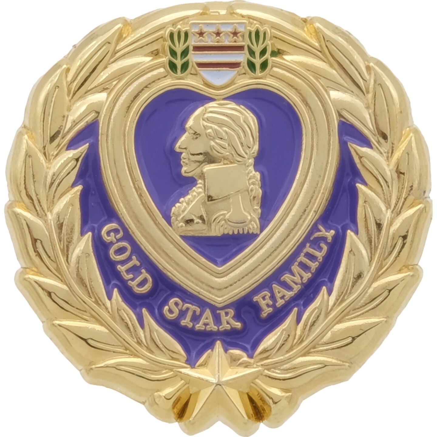 Gold Star Family Honor Pin Gold Plated 1&#x22;