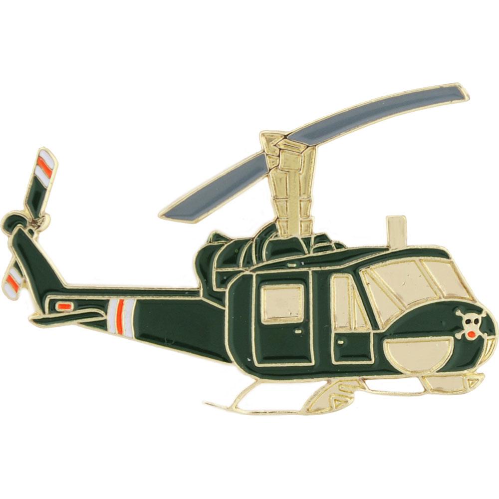 UH-1 Huey Helicopter Pin Green 2 1/8&#x22;