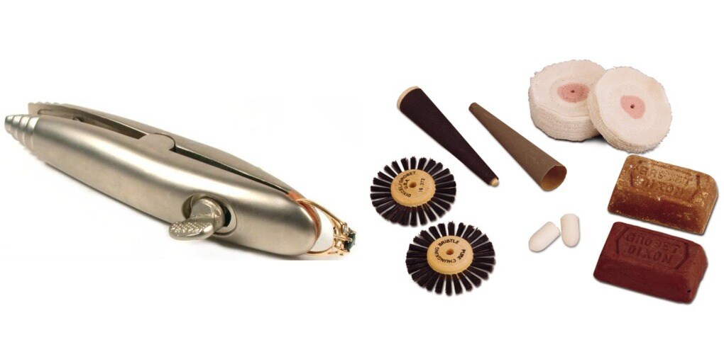 10 Piece Jewelers Polishing Buffing Kit and 1 Kirkland Ring Clamp Vise