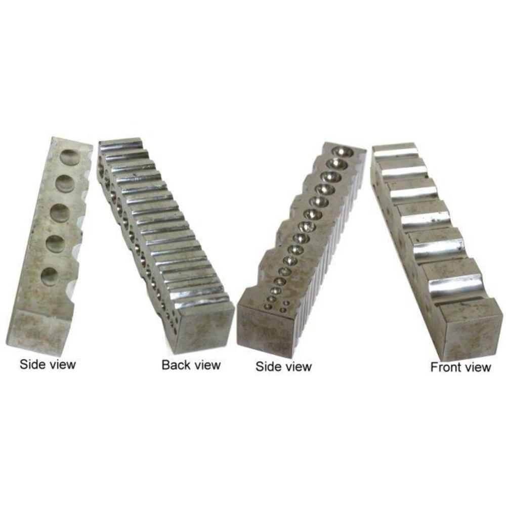 4 In 1 Steel Dapping Block Jeweler &#x26; Blacksmith Tool