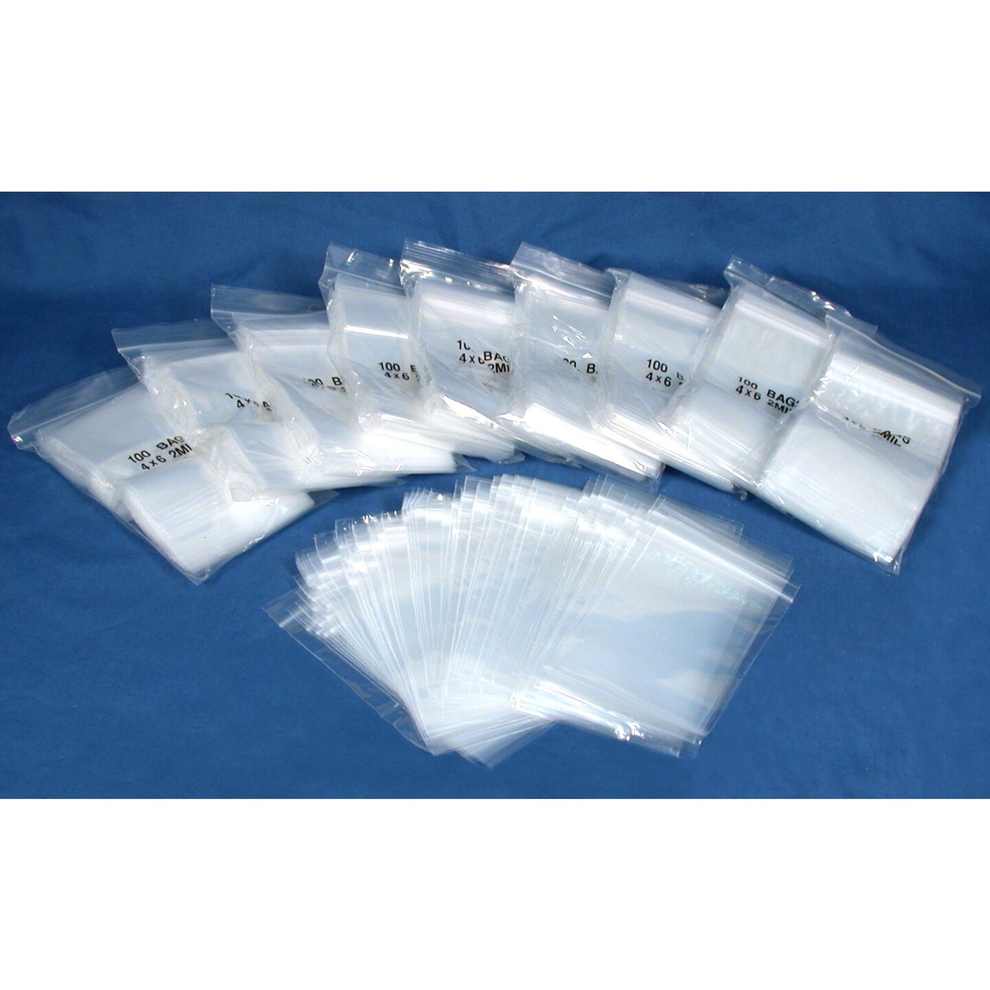 1000 Poly Bag 2 Mil Clear Envelopes Zipper Shipping Bags 4