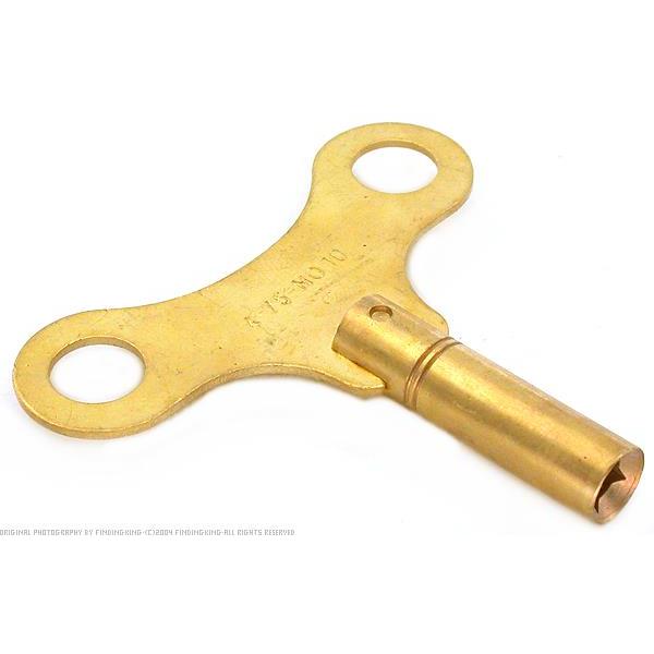 Brass Clock Key Mainspring Winding Sz 10-13 4.75-5.5mm