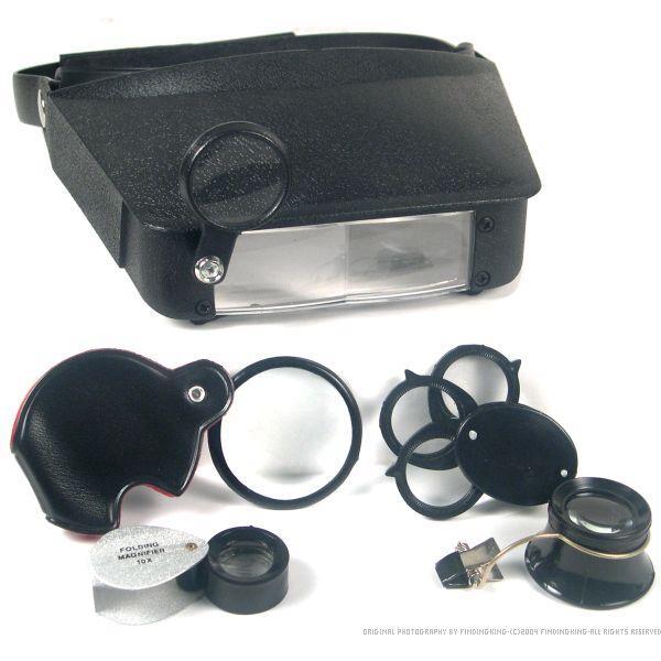 5X 10X 15X Eye Loupes Headband Magnifier Opti Tools
