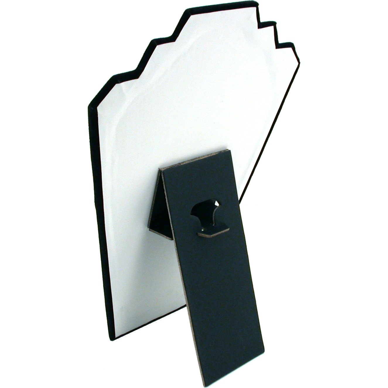 12.5" Black Velvet Jewelry Easel Display Stand Tower Rack for Home Bedroom (6 Pack)