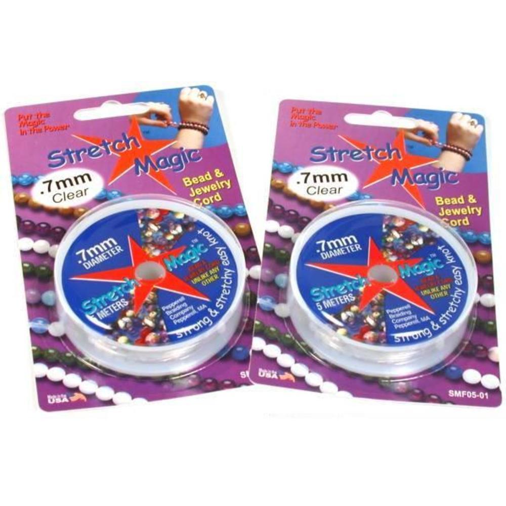 Elastic Beading Cord Stretch Magic 2Spools Stretchy Cord Michaels
