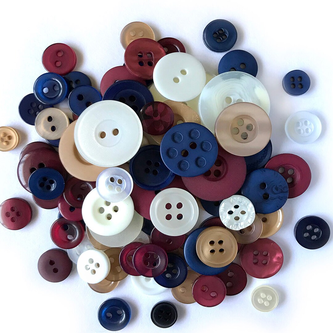 Buttons Galore and More Sewing & Craft Buttons - Colorful Round Buttons for  DIY Projects