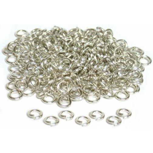 200 Sterling Silver Open Jump Rings Jewelry Finding 5mm 20 Gauge