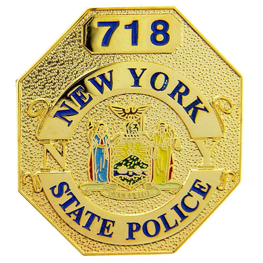 New York State Police Hat Lapel Pin 1 1/2&#x22;