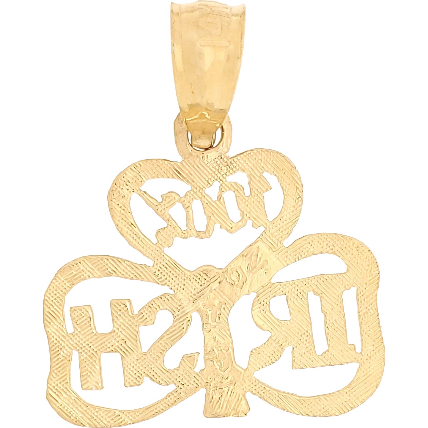 100% Irish Charm 14k Gold 13mm