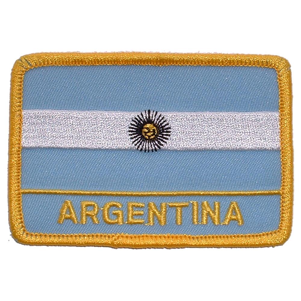 Argentina Flag Patch 2 1/2&#x22; x 3 1/2&#x22;