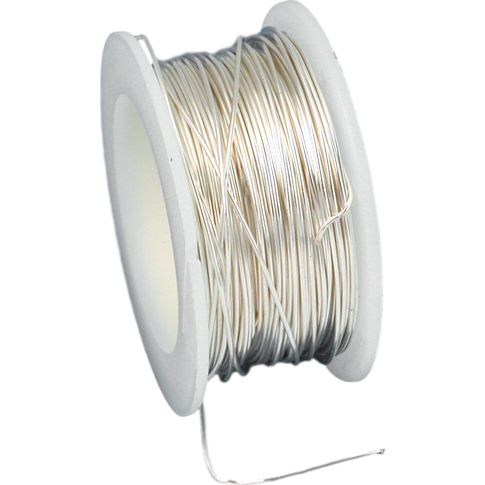 Artistic WireColored Wire, 24 Gauge 10 Yards/Pkg, Natural NonTarnish