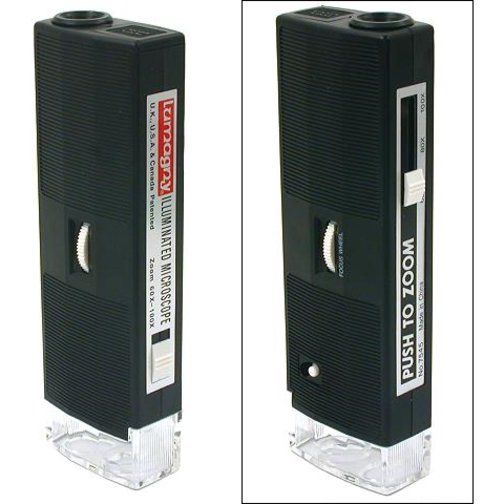 10X Loupe Illuminated Magnifier Microscope 60X to 100X