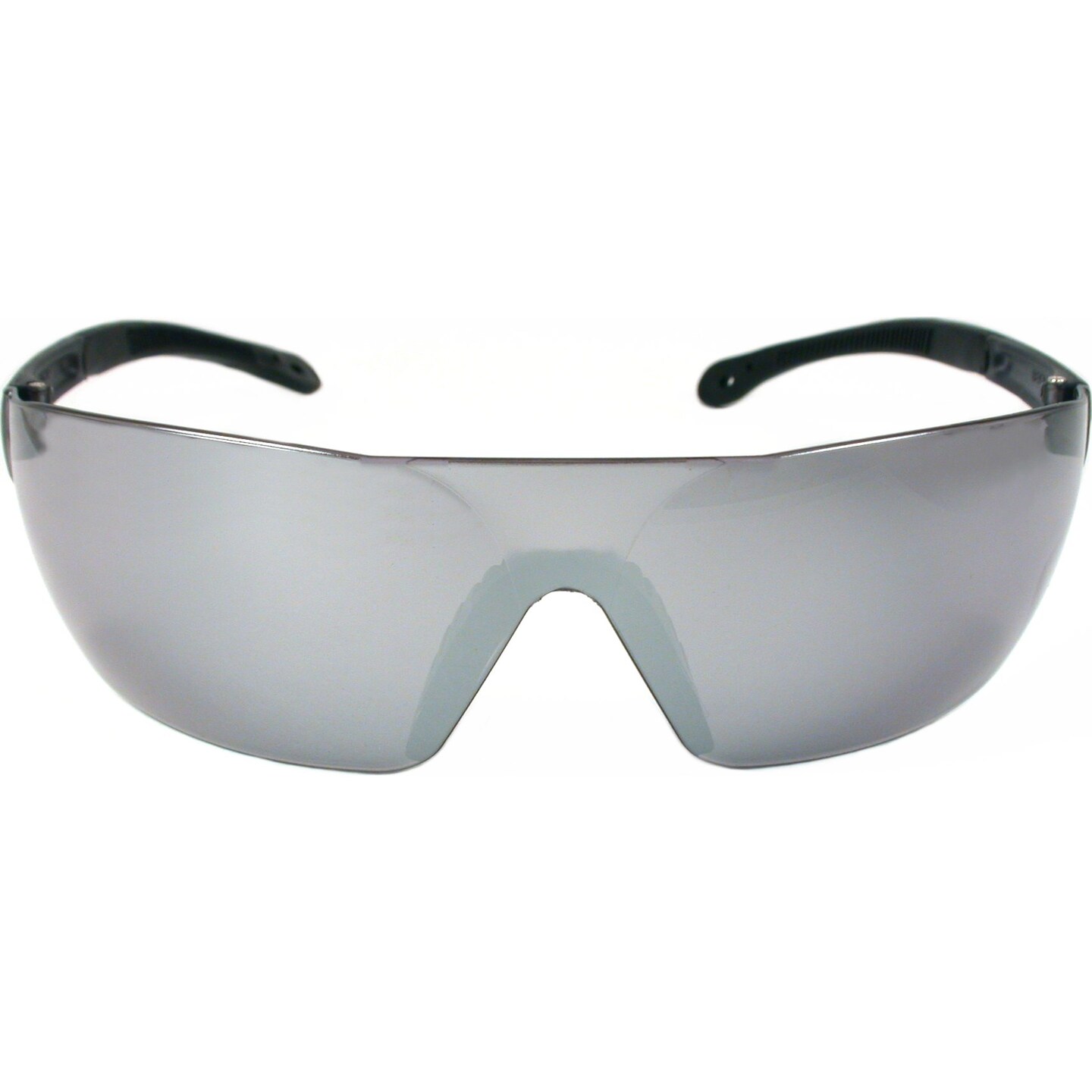 Radians RS1-60 Rad-Sequel Rubber Tipped Lightweight Glasses with Silver Mirror Lens