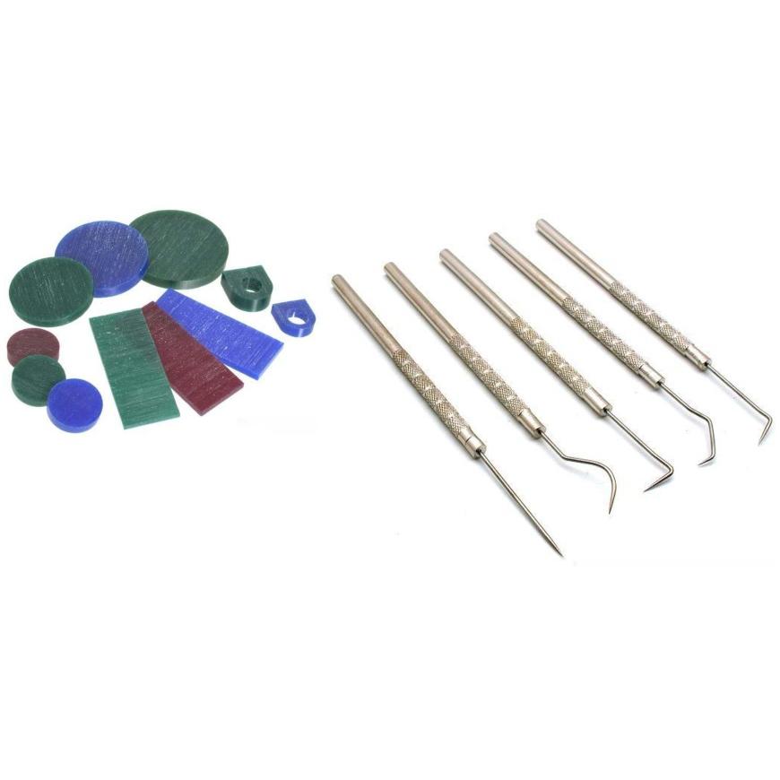 11Pc Jewelers Jewelry Wax Assortment & 5 Wax Art Carving Sculpting