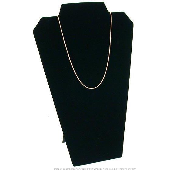 Necklace Easel Pad Black Velvet Jewelry Case Display
