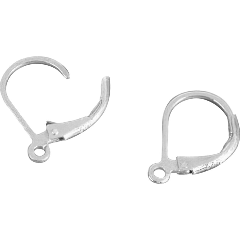 2 Sterling Silver Lever Back Earrings Earwire Findings
