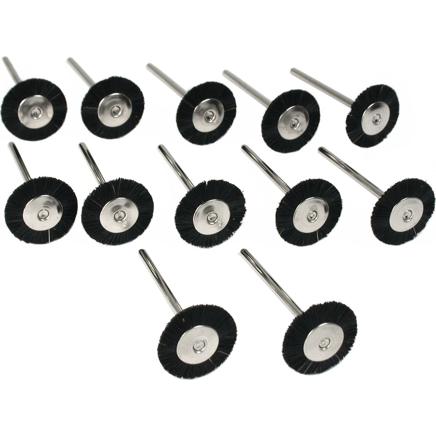 12 Stiff Bristle Wheel Rotary Brushes Buffing Polishing Michaels