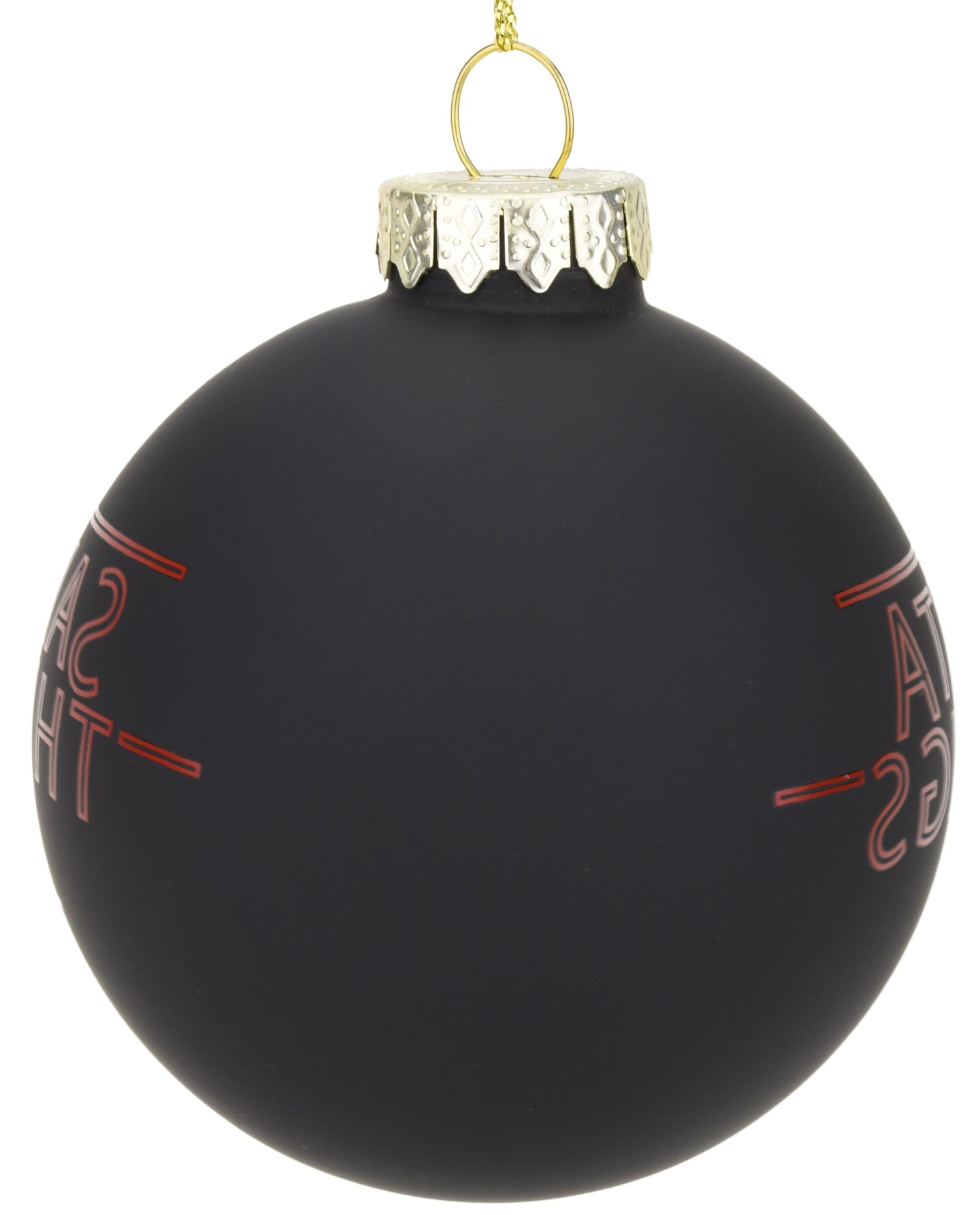 Santa Things Glass Christmas ornament