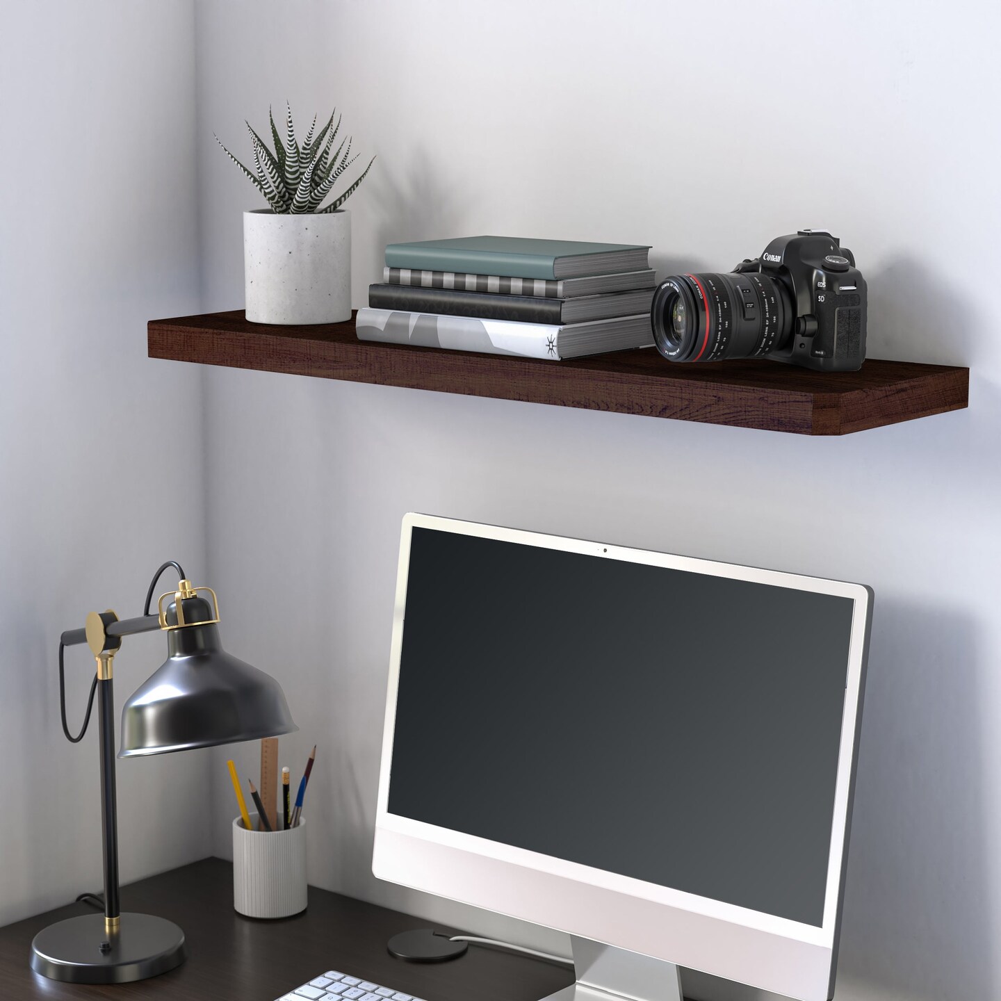 Soho Floating Shelf 36&#x22;, Espresso