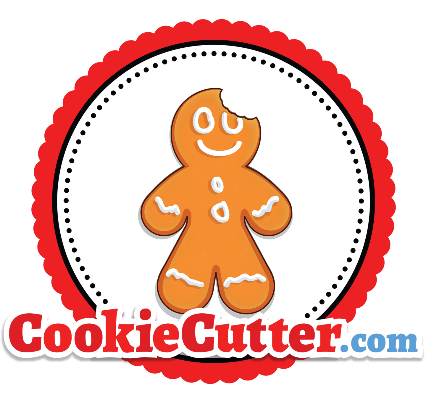 CookieCutter.com 6 Piece Winter Cozy Night Cookie Cutter Set Snowflake, Sweater, Beanie Hat Stocking Cap, Latte Cup, Mitten, Fancy Square Plaque Frame, USA
