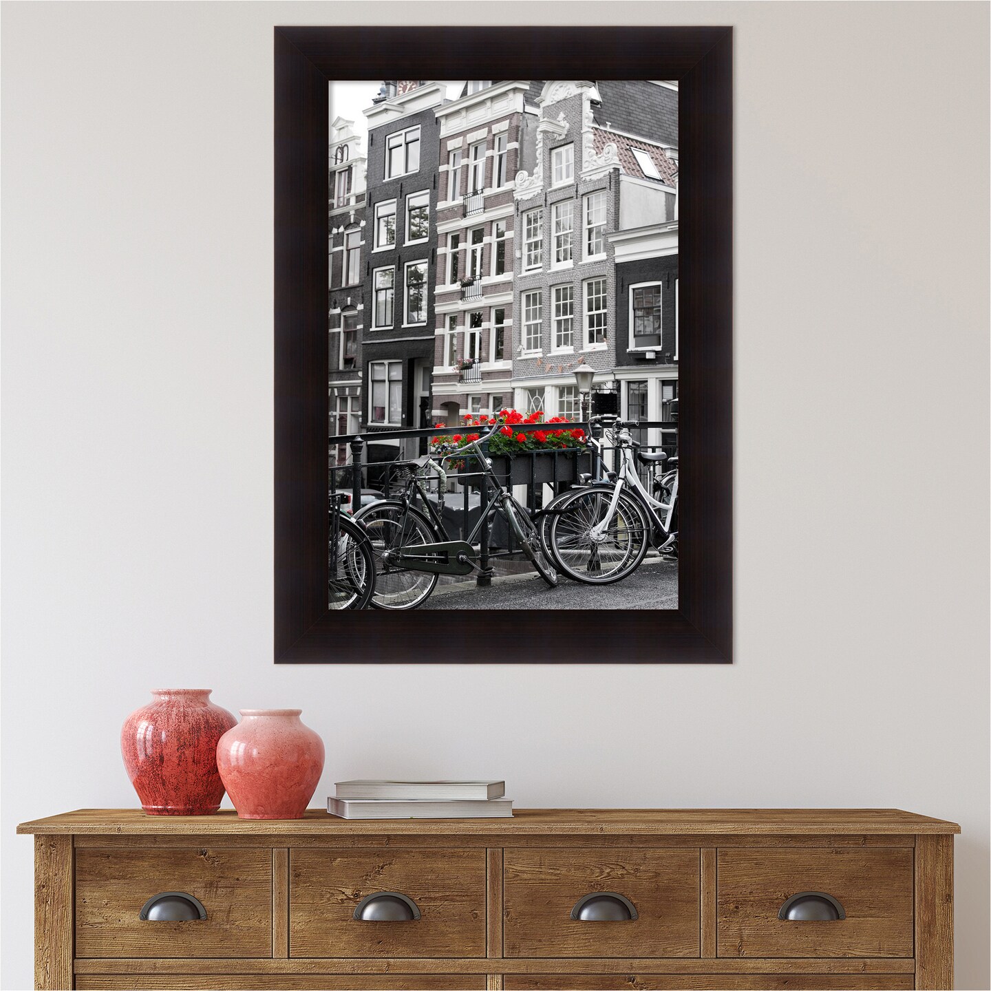 Portico Espresso Wood Picture Frame