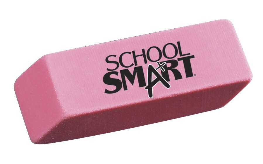 School Smart Medium Pink Beveled Eraser, Pack of 12 Erasers Michaels