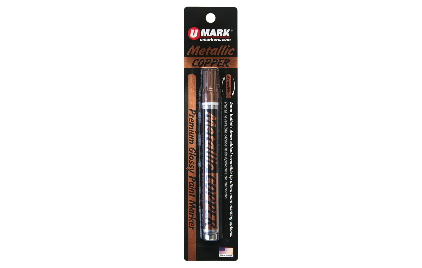 U-Mark Premium Metallic Paint Marker - Copper