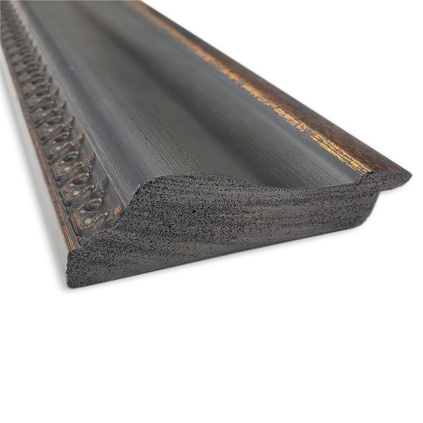 Petite Bevel Wall Mirror, Thomas Black Bronze Frame