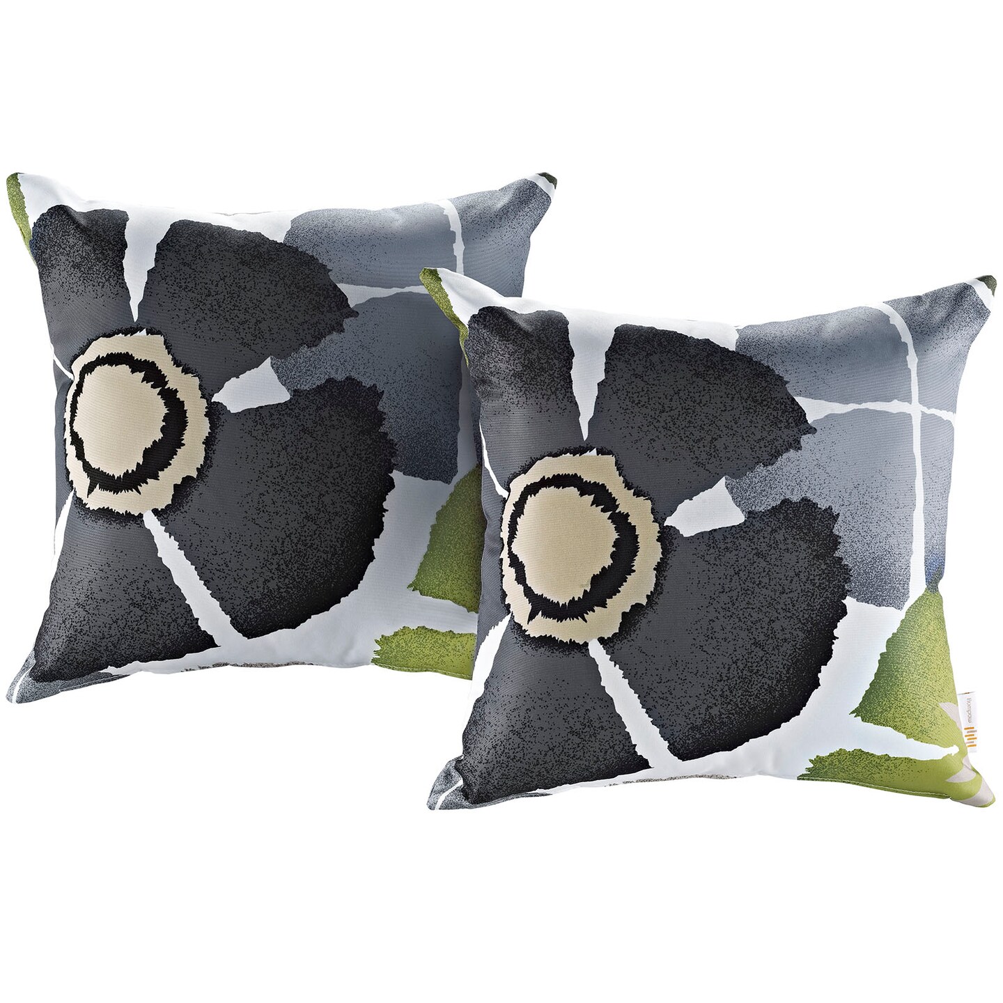 Modway Two Piece Outdoor Patio Pillow Set Botanical Pillows Michaels