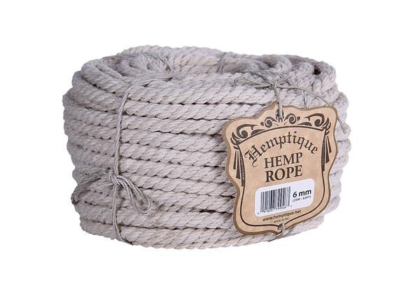 Hemptique Hemp Craft Rope Coils Eco Friendly Sustainable Naturally Grown Jewelry Bracelet Making Paper Crafting Scrapbooking Bookbinding Mixed Media Crocheting Macrame Seasonal Holiday Gift Wrapping Outdoor Gardening