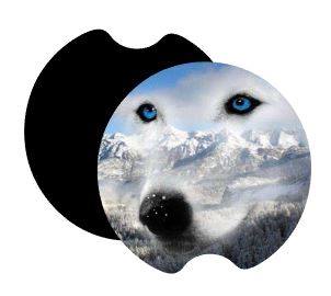 Neoprene Car Coaster 1/4&#x27;&#x27; thick CC14 I-1