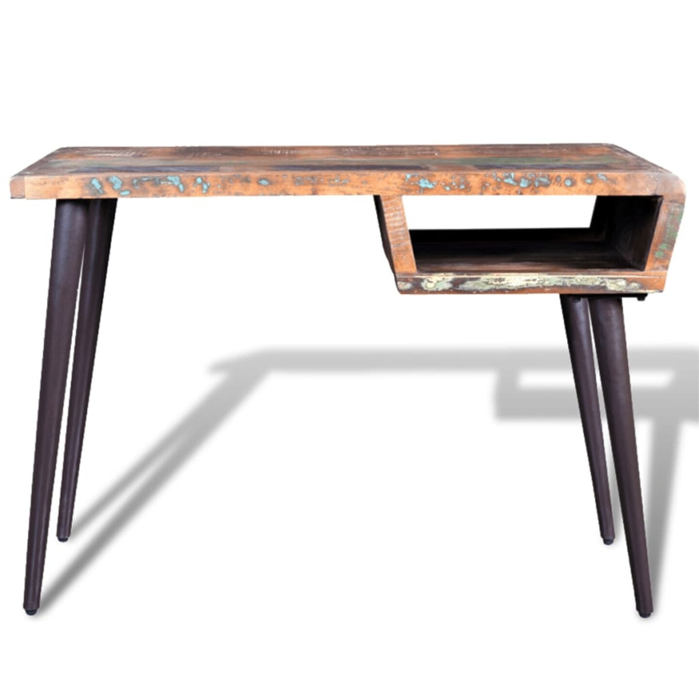 Reclaimed Wood Desk with Iron Legs Desks Michaels