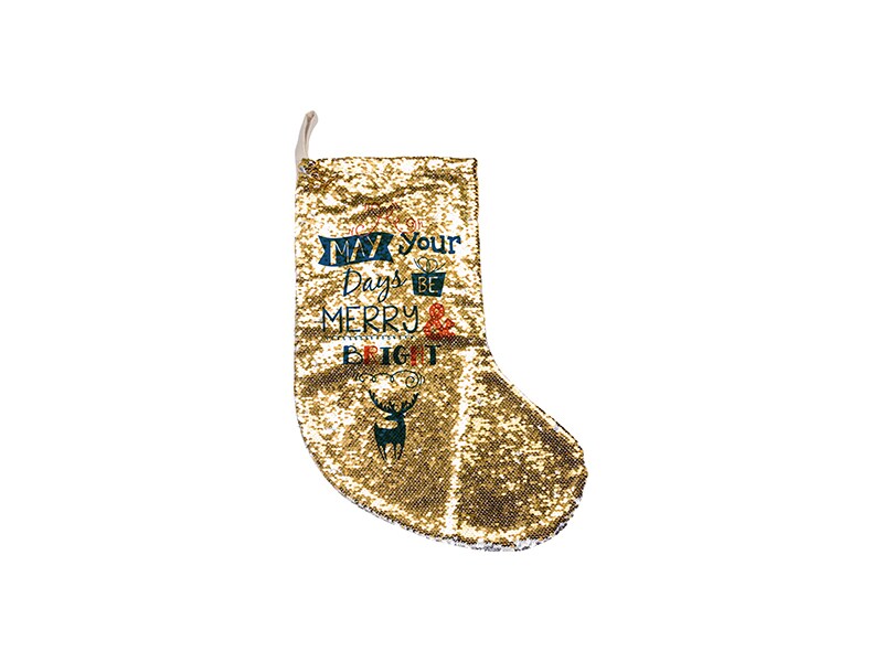 SDWLP01G Gold/Silver Flip Sequin Stocking (SDWLP01G) D-9