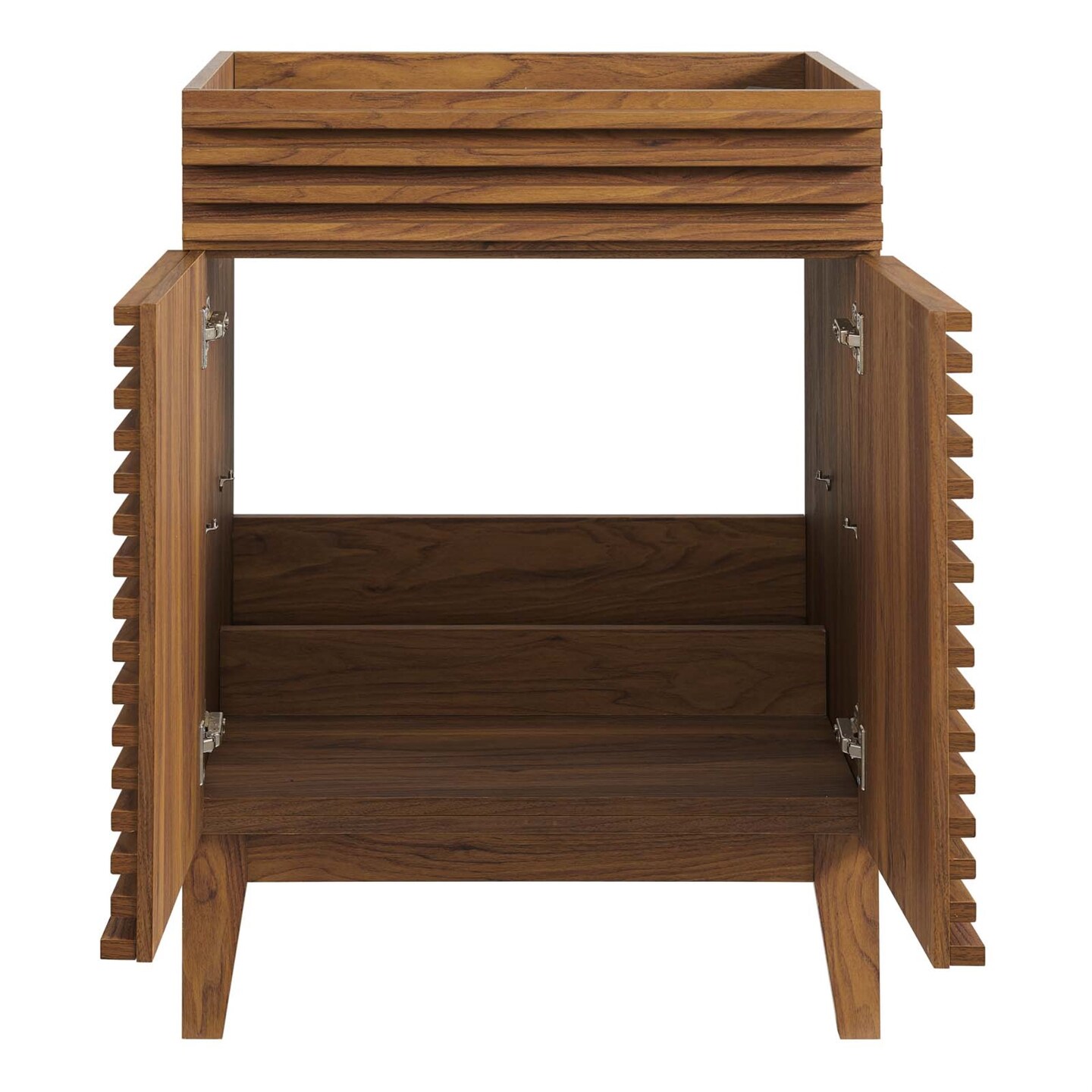 Render Bathroom Vanity (Sink Basin Not Included) Walnut