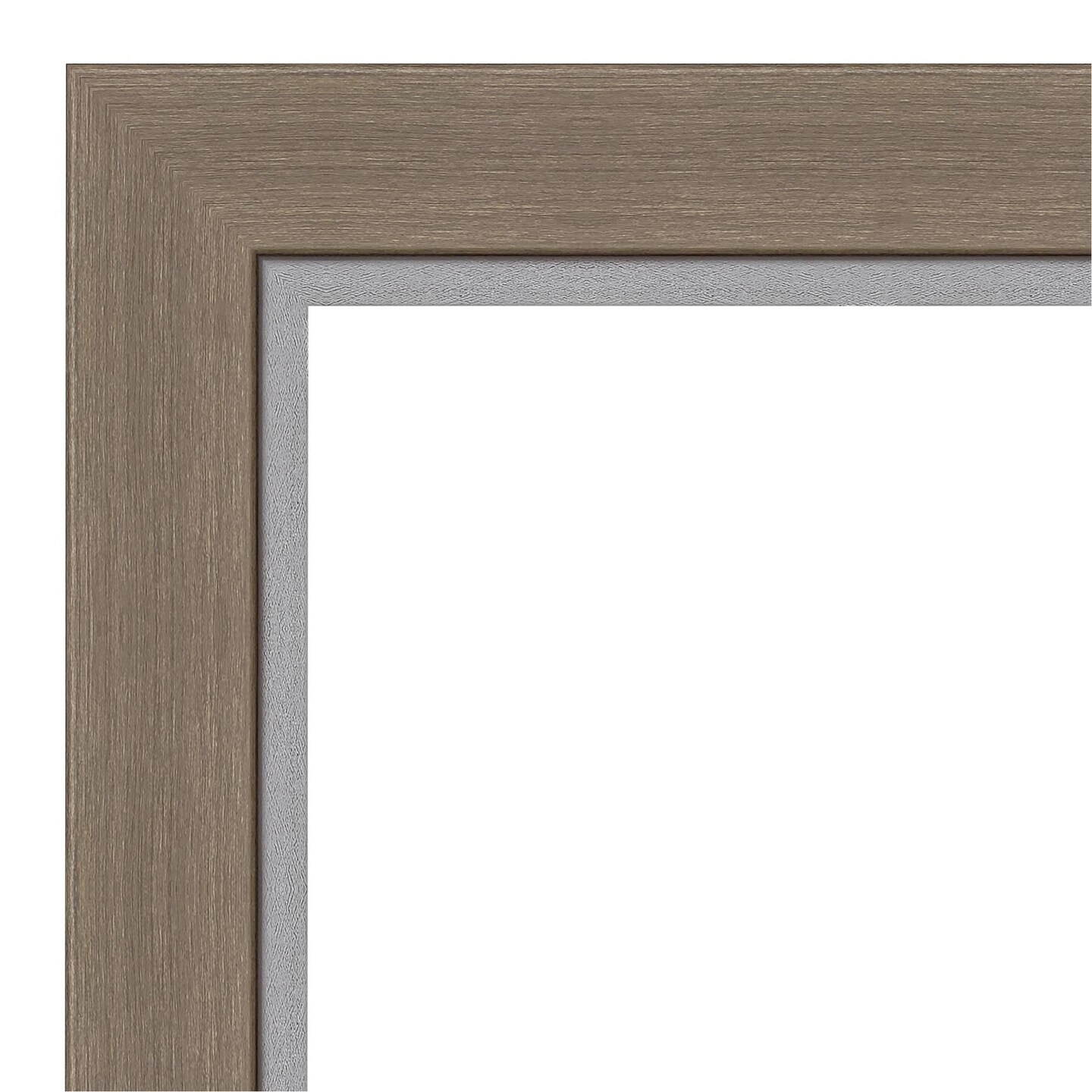 Petite Bevel Wall Mirror, Eva Narrow Frame