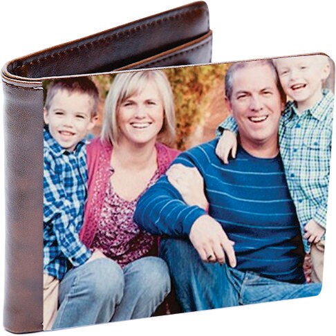 P/U LEATHER MEN&#x27;S WALLET (MEN-DB002BR) F-1