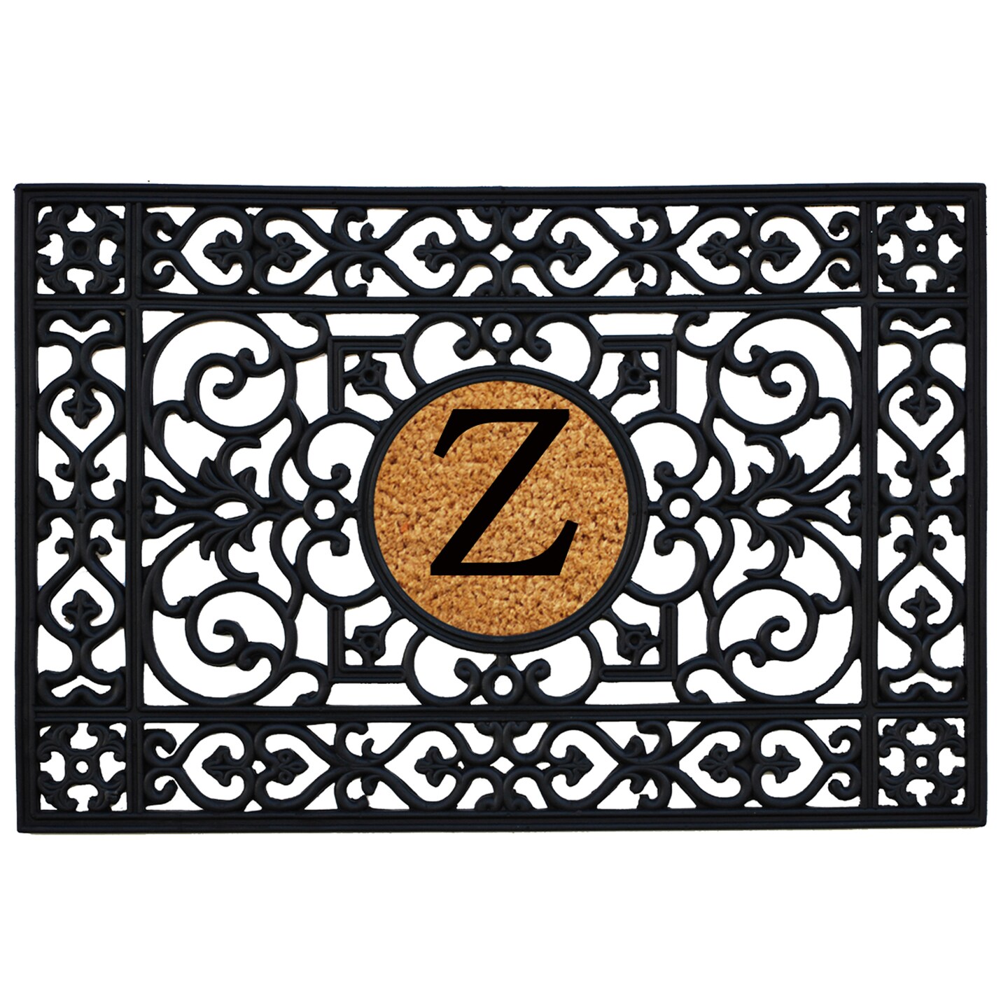 Rubber Monogram Insert Doormat
