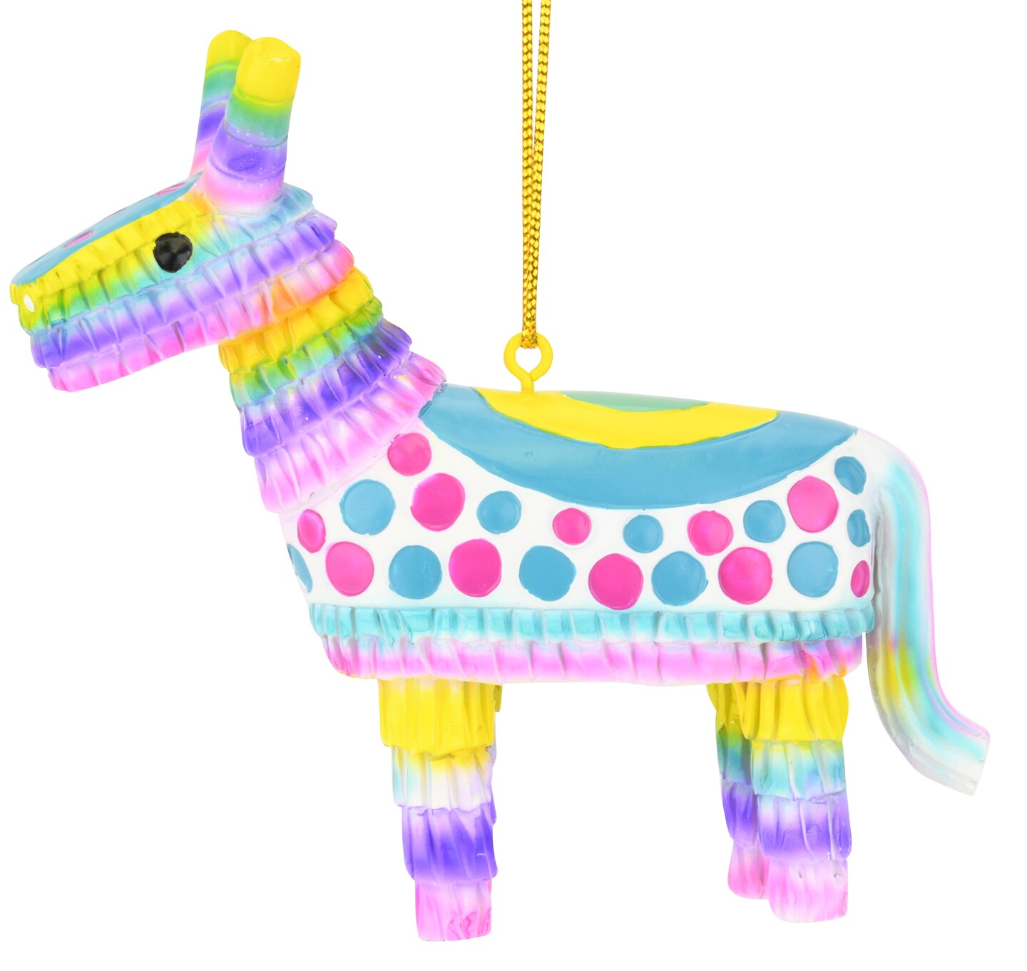 Colorful Donkey Party Pi&#xF1;ata Christmas Ornament